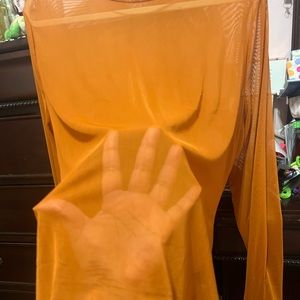 COPY - Sheer see through turtleneck.